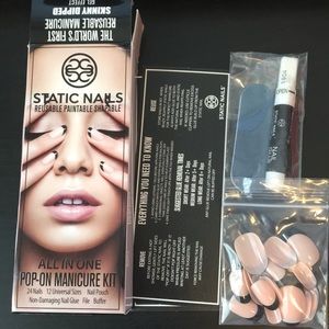 Static nails- Skinny dipped